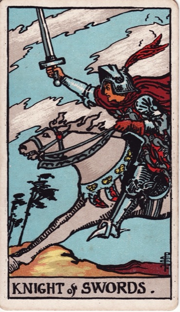 Caballero de Espadas: significado en el Tarot