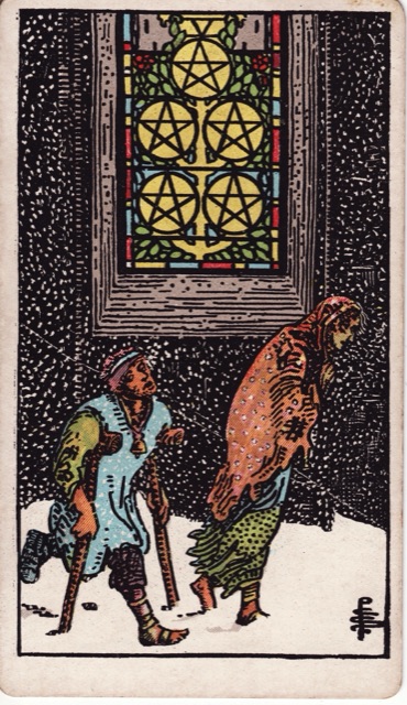 Cinco de Oros: significado en el Tarot