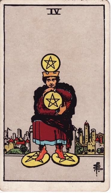 Cuatro de Oros: significado en el Tarot