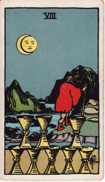 Ocho de Copas: significado en el Tarot