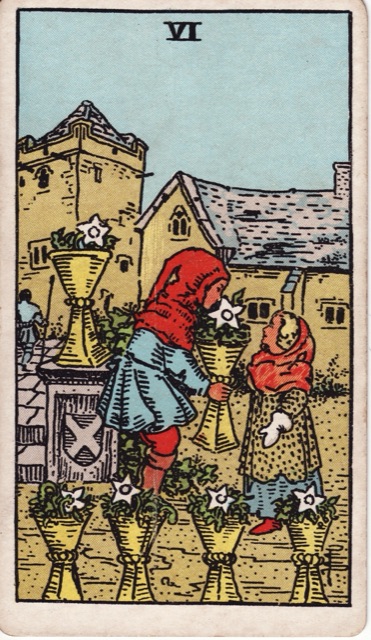 Seis de Copas: significado en el Tarot
