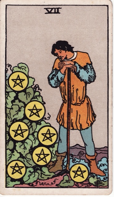 Siete de Oros: significado en el Tarot
