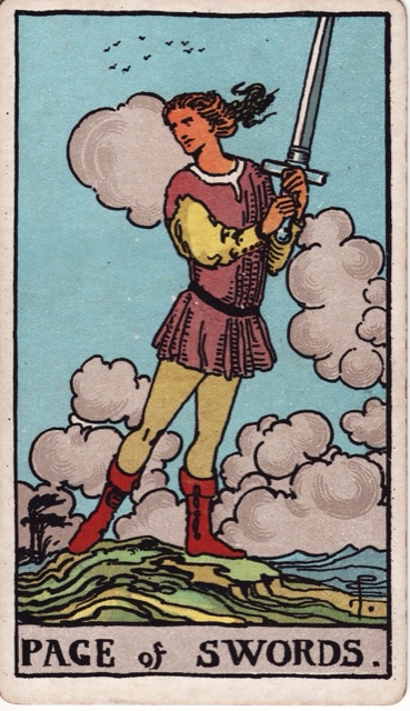Sota de Espadas: significado en el Tarot